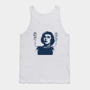 Bette Double Smoking - Blue Vintage Color Tank Top